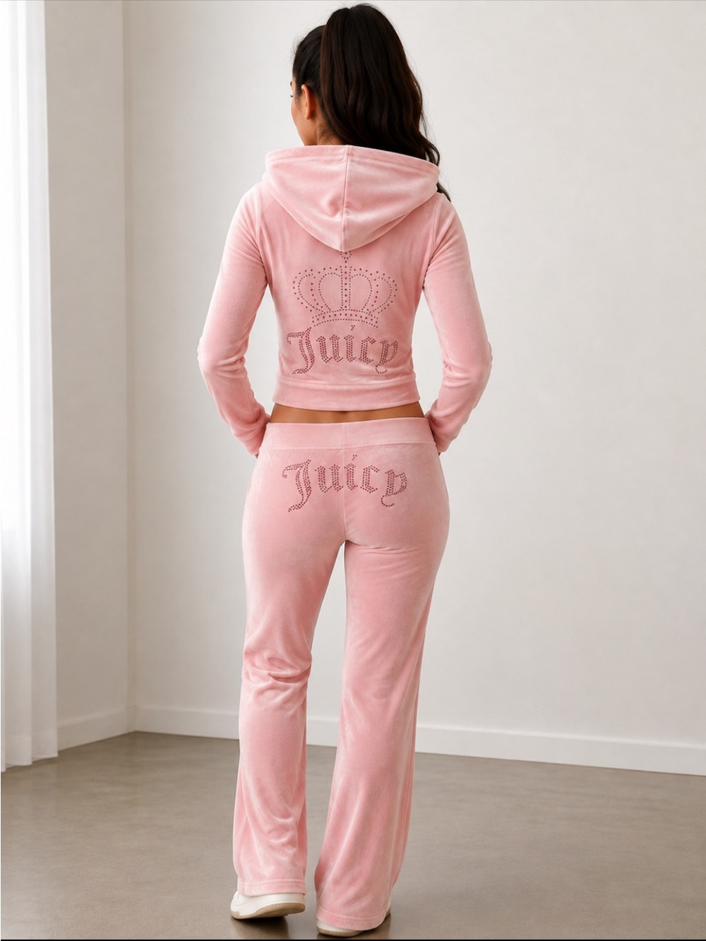 Whisper Pink Juicy Couture Tracksuit size US M